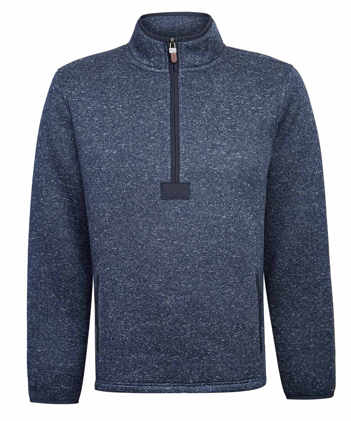Saco Fleece H/Z H Arizhalf Azul Hombre 1