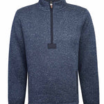 Saco Fleece H/Z H Arizhalf Azul Hombre 1
