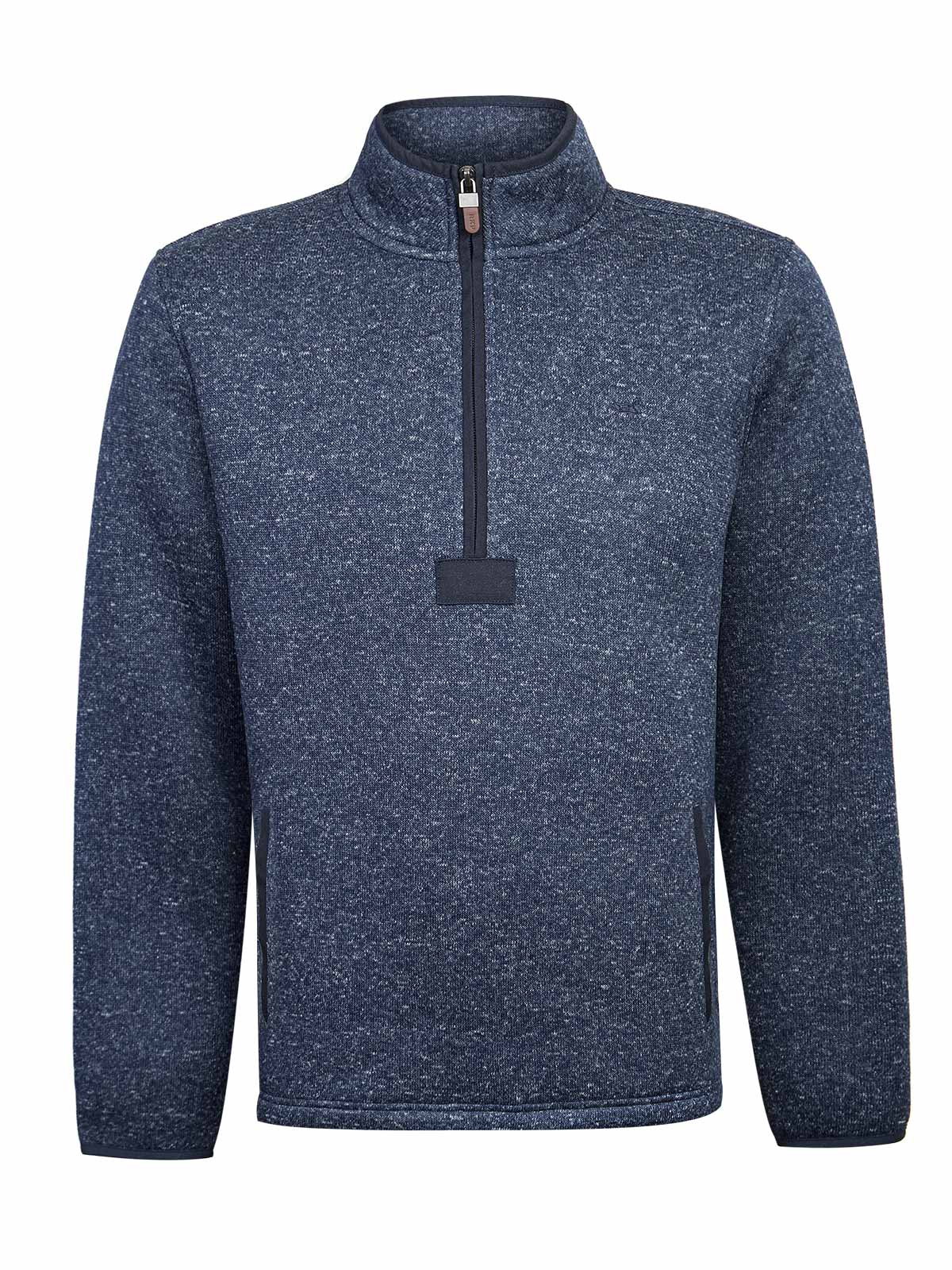 Saco Fleece H/Z H Arizhalf Azul Hombre 1