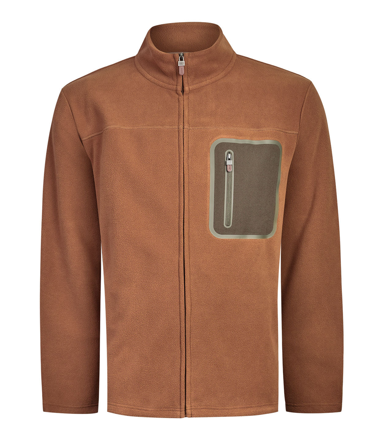 Saco Fleece F/Z H Dover Marron Hombre 1