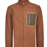 Saco Fleece F/Z H Dover Marron Hombre 1