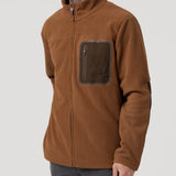 Saco Fleece F/Z H Dover Marron Hombre 4