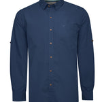 Camisa M/L H Galiton Blue Stone Hombre 1