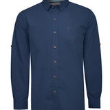 Camisa M/L H Galiton Blue Stone Hombre 1