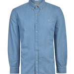 Camisa M/L H Chambray Dark Denim Hombre 1