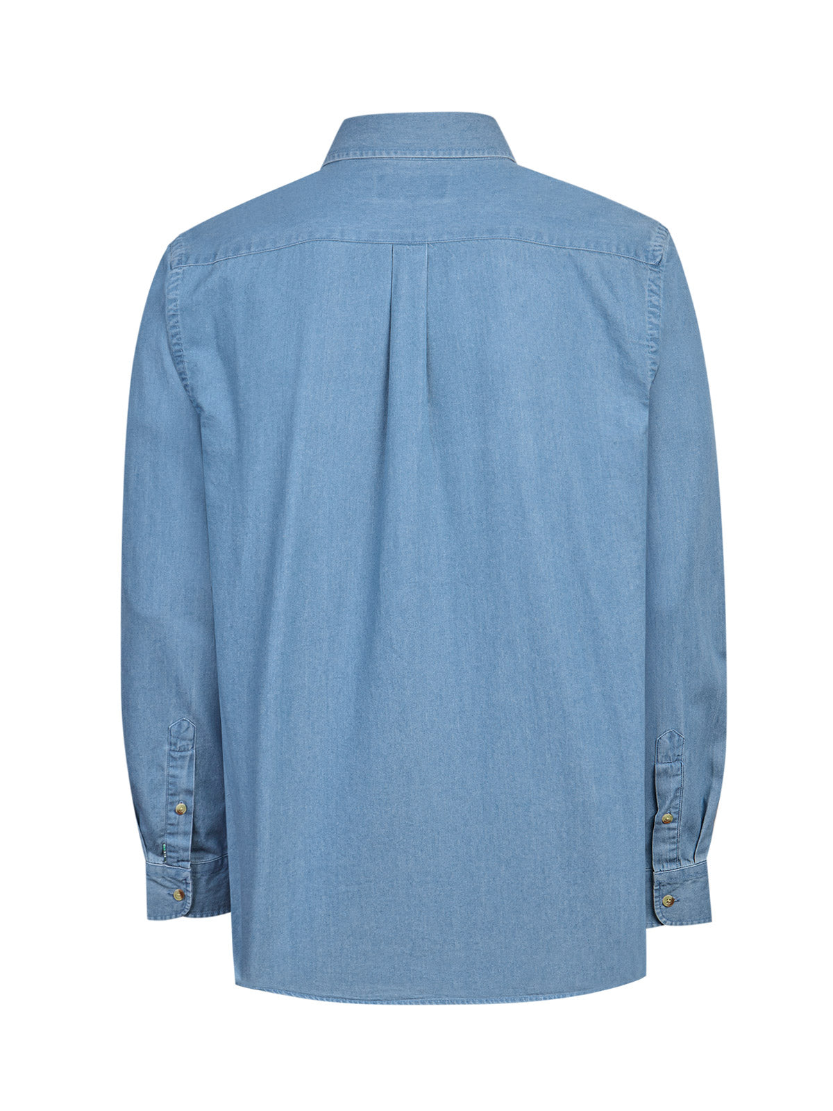 Camisa M/L H Chambray Dark Denim Hombre 2