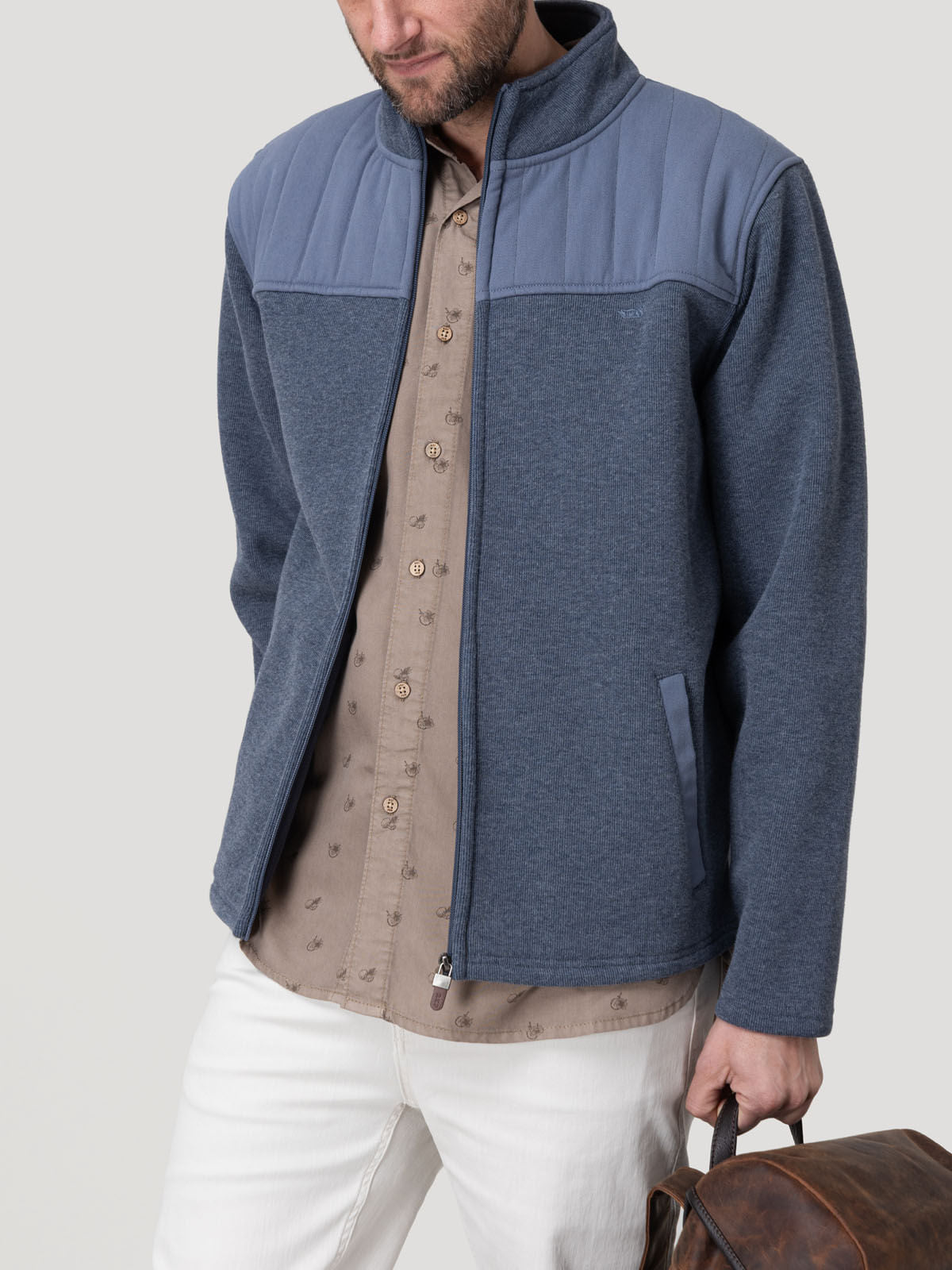 Saco Fleece F/Z H Parma Future Grey Hombre 4