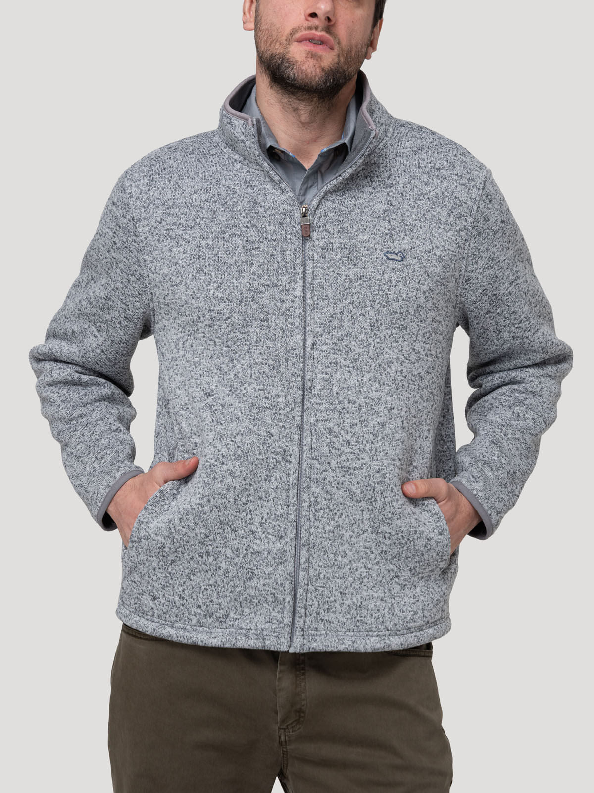 Saco Fleece F/Z H Arizona Melange Griffin Hombre 4