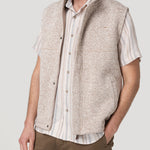 Chaleco Fleece H York Dusty Taupe Hombre 4