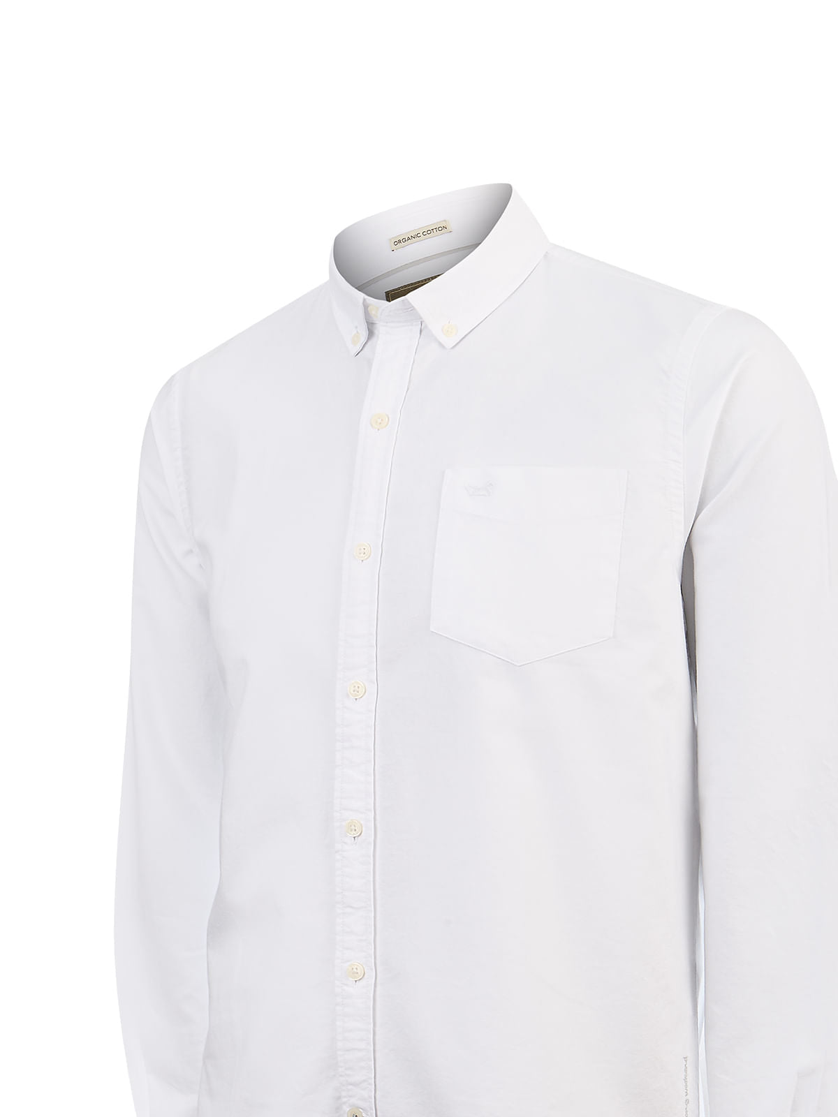 Camisa M/L H Oxford White Hombre 3