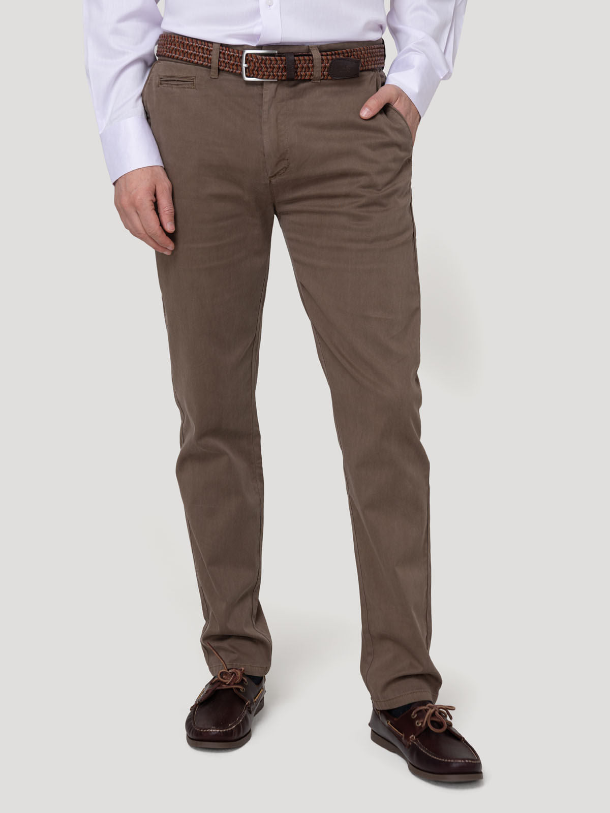 Pantalon Chino H Napoli Shitake Hombre 4