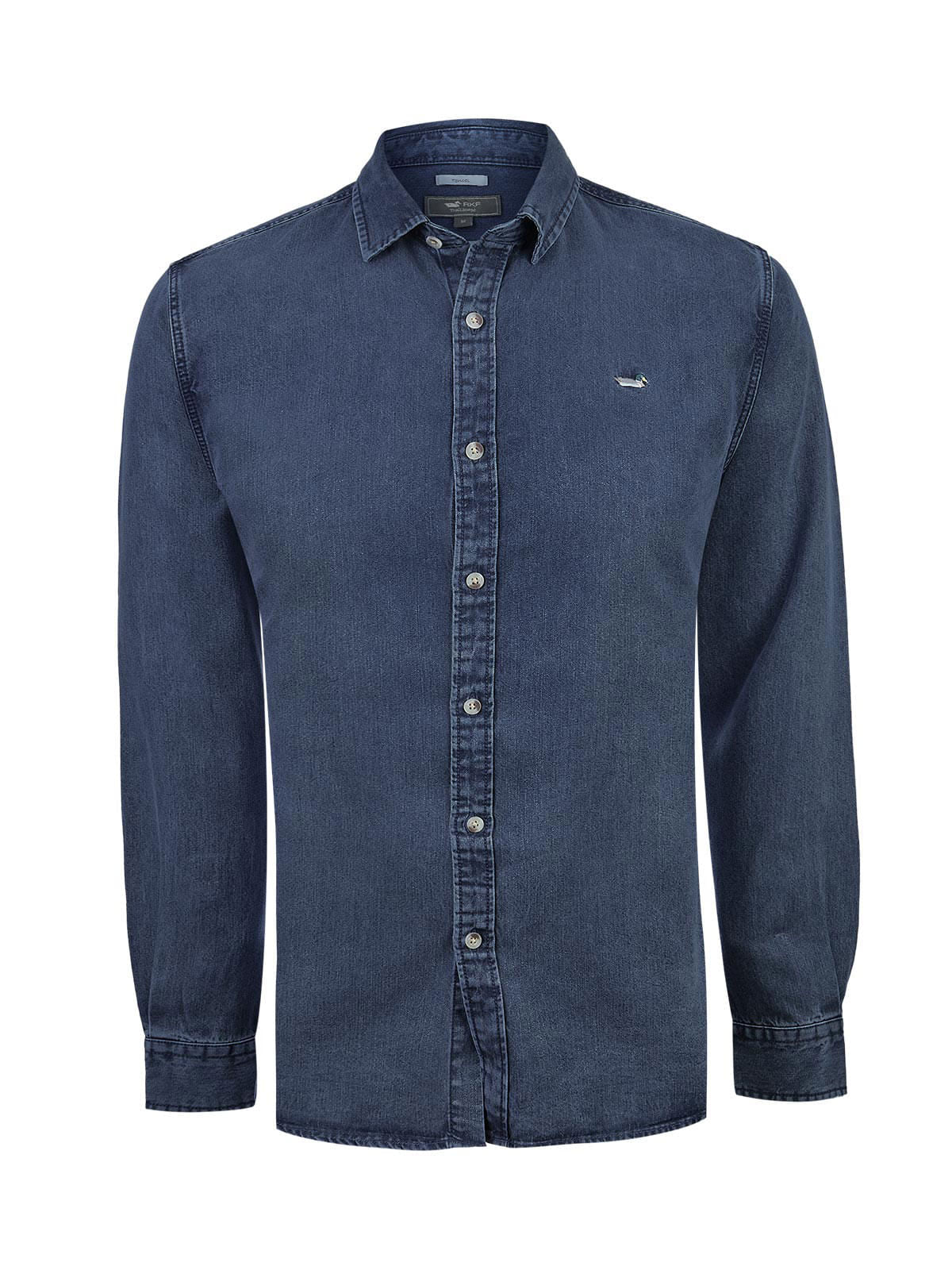Camisa M/L H Tencel Denim Hombre 1