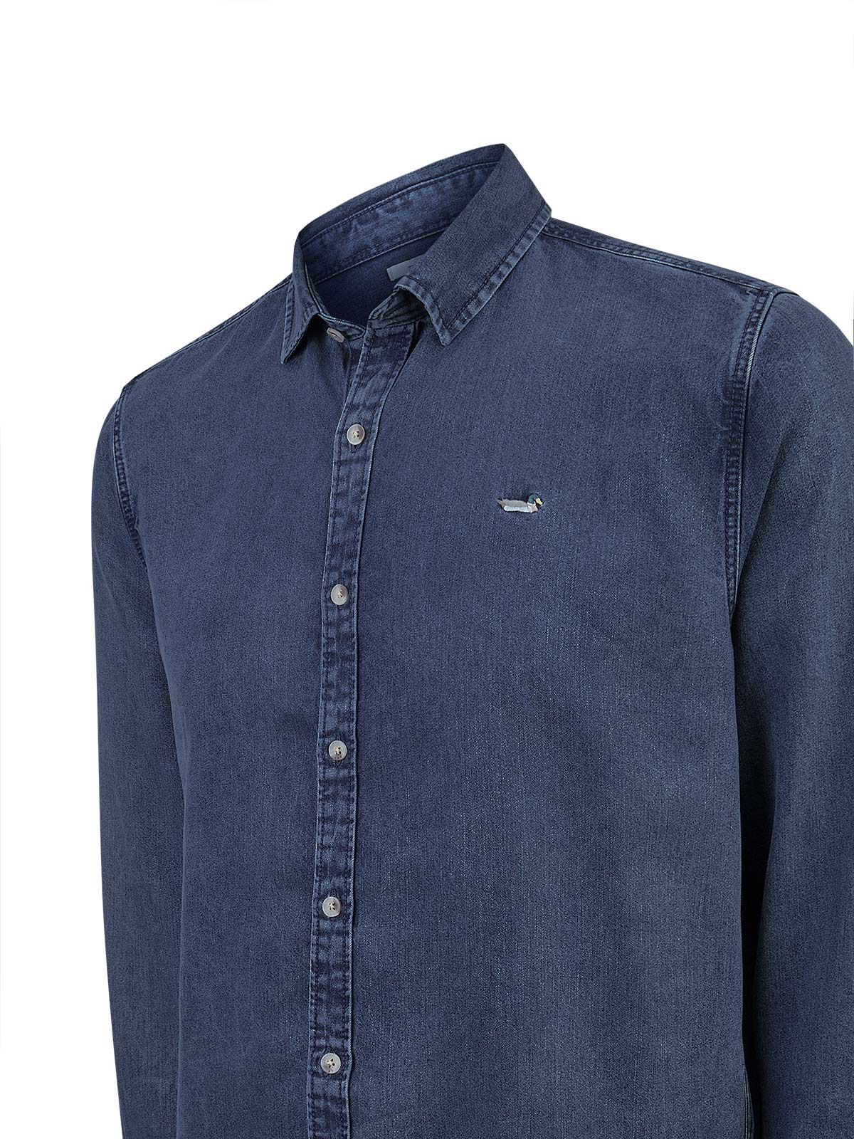 Camisa M/L H Tencel Denim Hombre 3