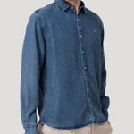 Camisa M/L H Tencel Denim Hombre 4