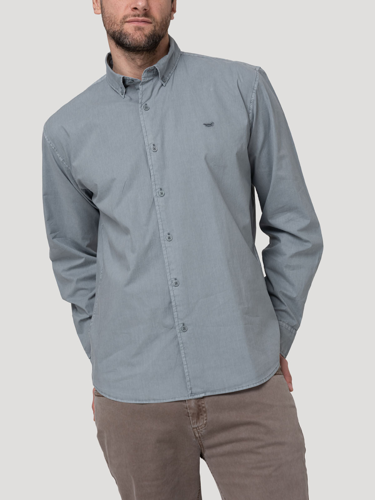 Camisa M/L H Soft Monument Hombre 4