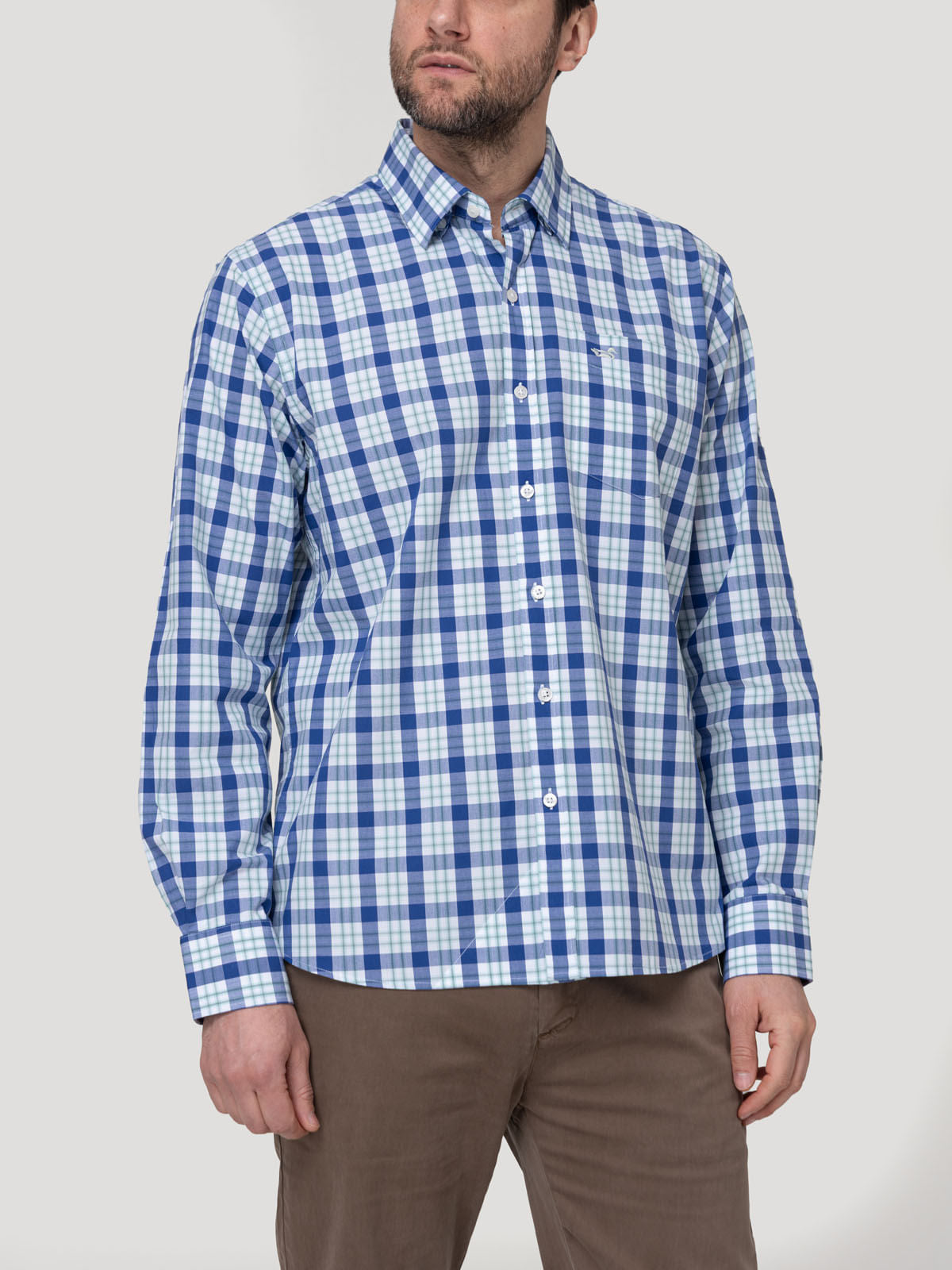 Camisa M/L H Lighter Square Mineral Hombre 4