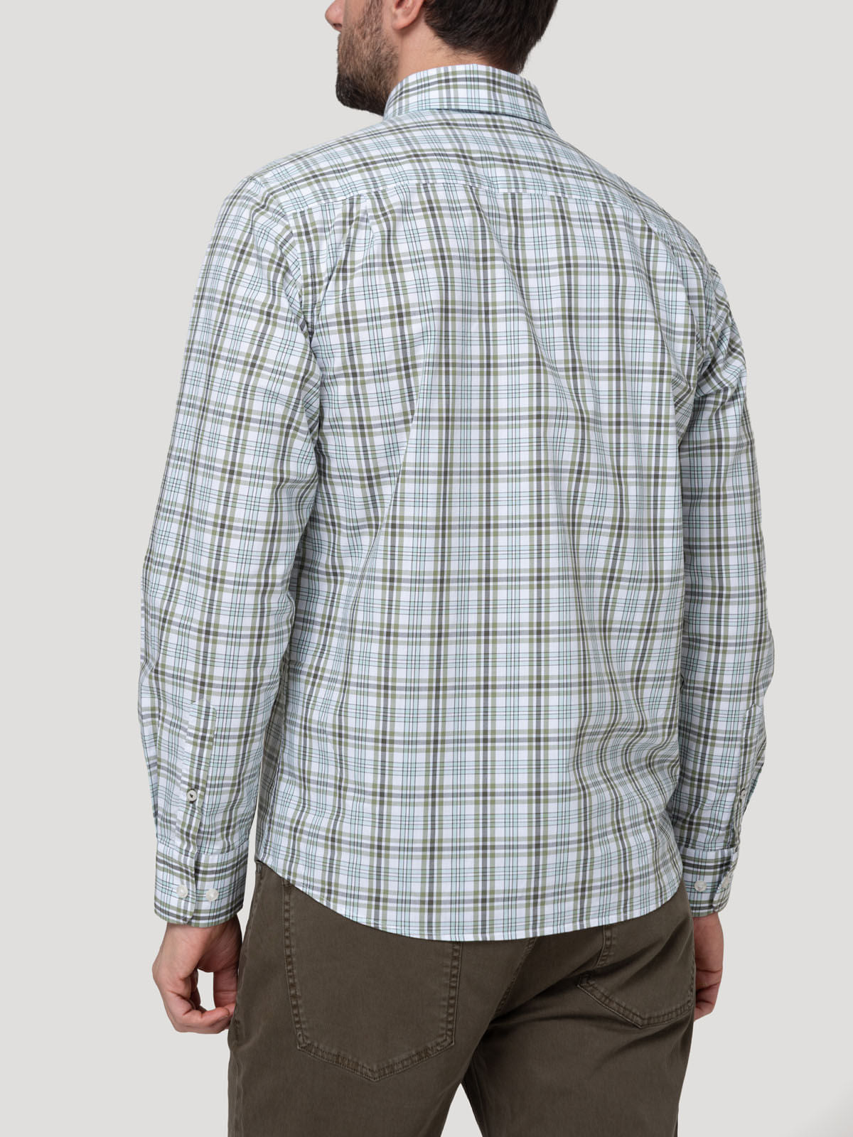 Camisa M/L H Lighter Square Canal Hombre 5