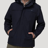 Parka Impermeable Corta H Rain Navy Hombre 4