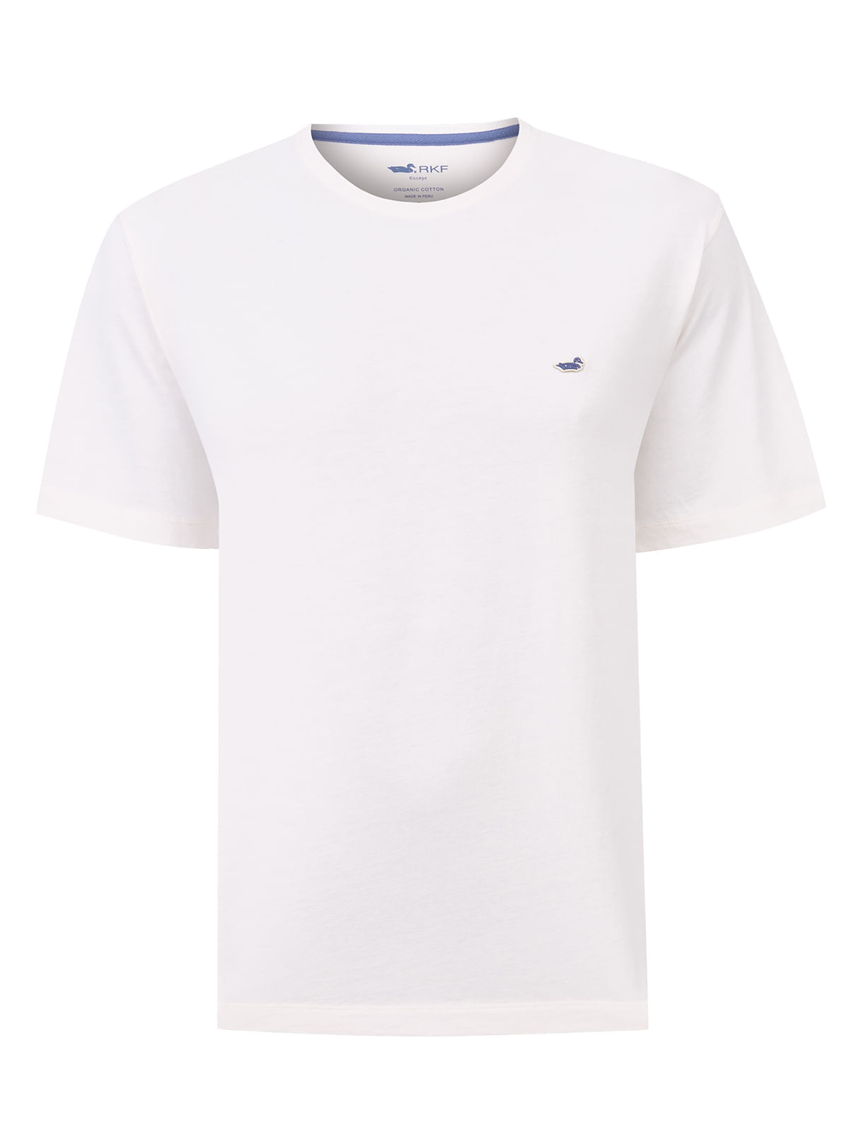 Camiseta M/C H Basic White Hombre 1