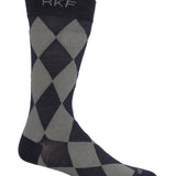 Medias H Rombos Blue Hombre 1