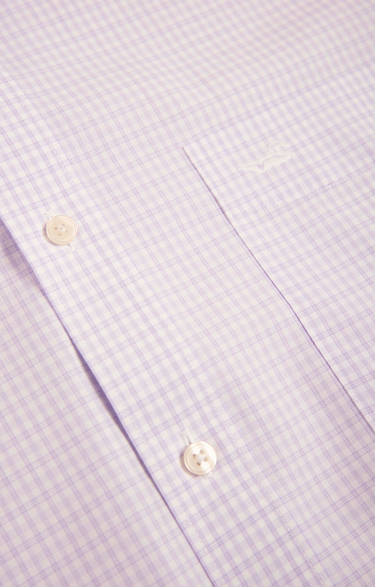 Camisa M/L H 'Wrinkle Free' Bisquare Lavendula Hombre 4