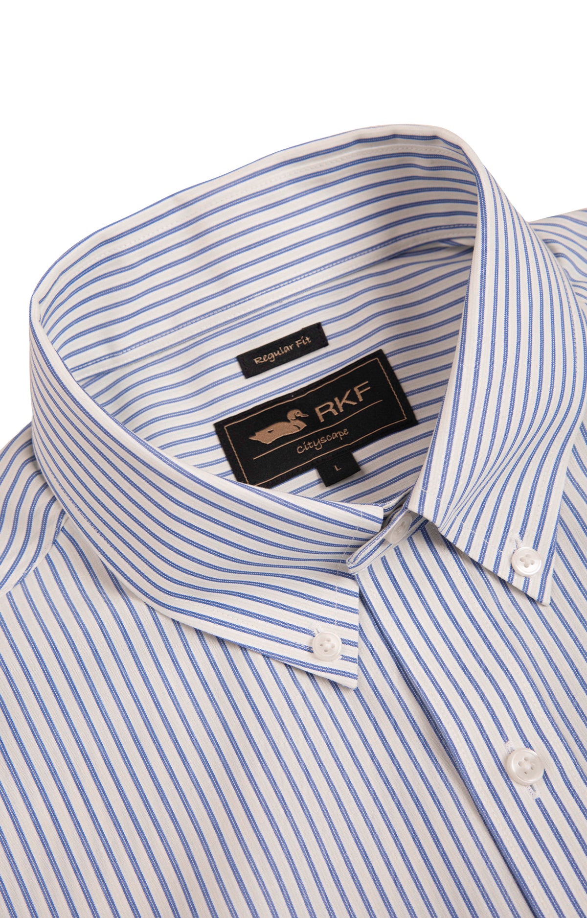 Camisa M/L H 'Wrinkle Free' Stripe Lime Cream Hombre 2