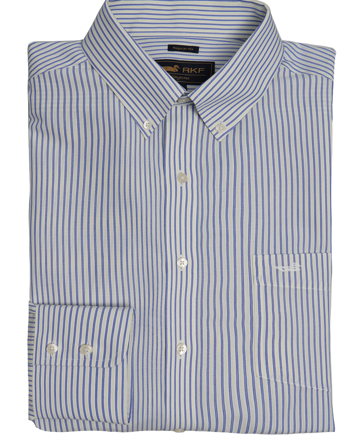 Camisa M/L H 'Wrinkle Free' Stripe Lilac Snow Hombre 1