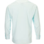 Camisa M/L WF H 'Travel' Minisquare Aqua Hombre 3
