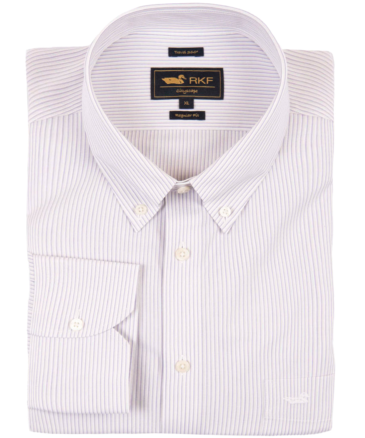 Camisa M/L WF H 'Travel' Ministripe Dawn Purple Hombre 1
