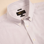 Camisa M/L WF H 'Travel' Ministripe Dawn Purple Hombre 3