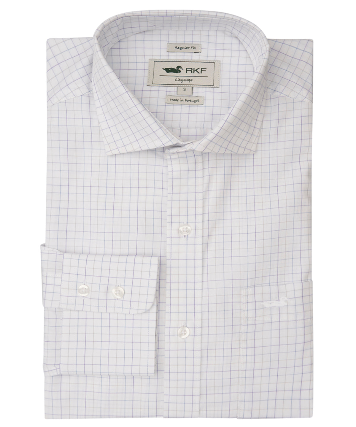 Camisa M/L H Easy Iron It Square Blue Hombre 1