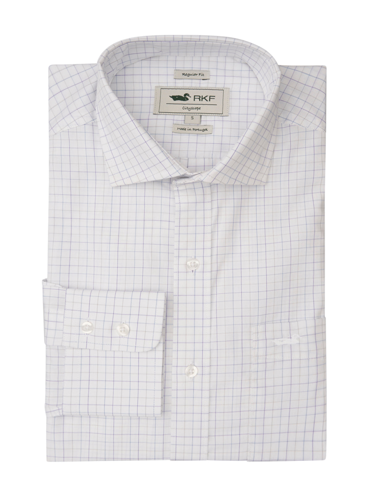 Camisa M/L H Easy Iron It Square Blue Hombre 1