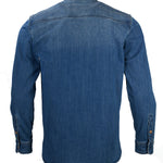 Camisa M/L H Denim Dark Blue Hombre 2