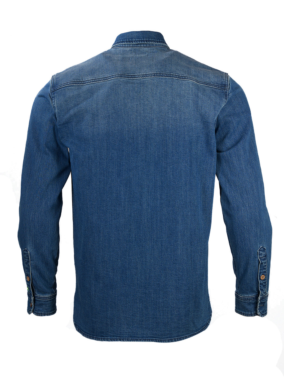 Camisa M/L H Denim Dark Blue Hombre 2