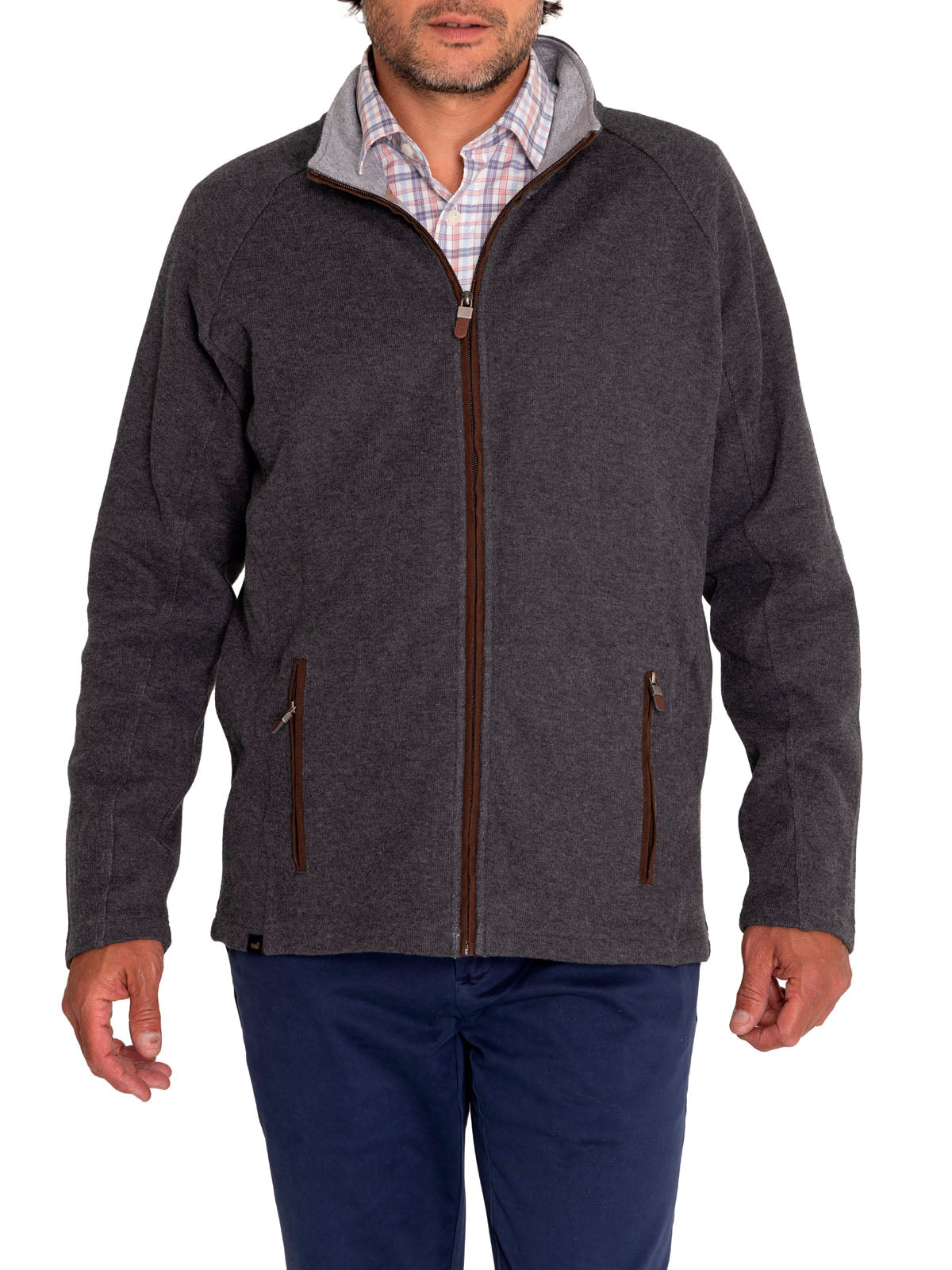 Saco H F/Z Doble Melange Night Hombre 4