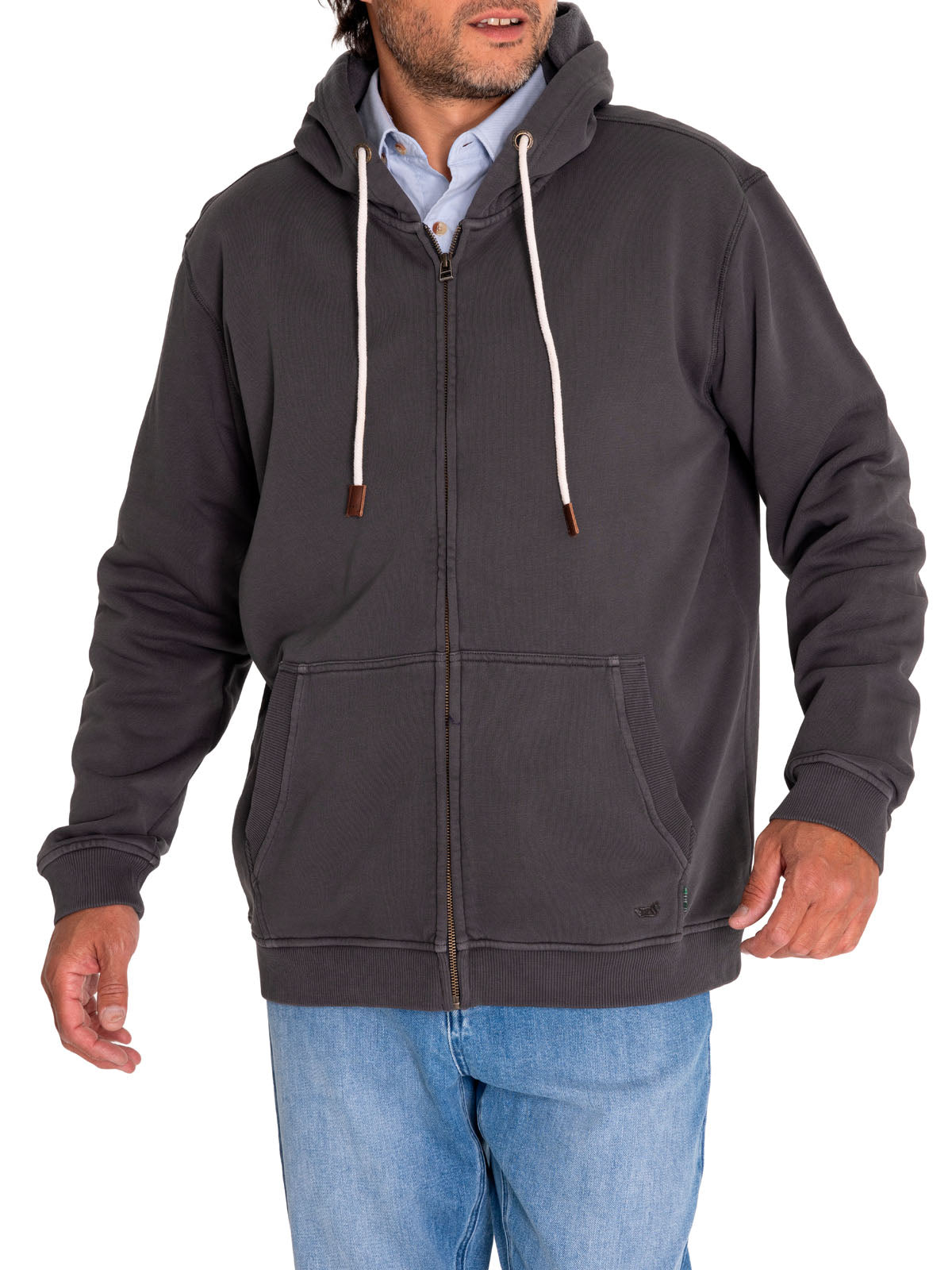 Saco Hoodie H F/Z Teruel Melange Night Hombre 4