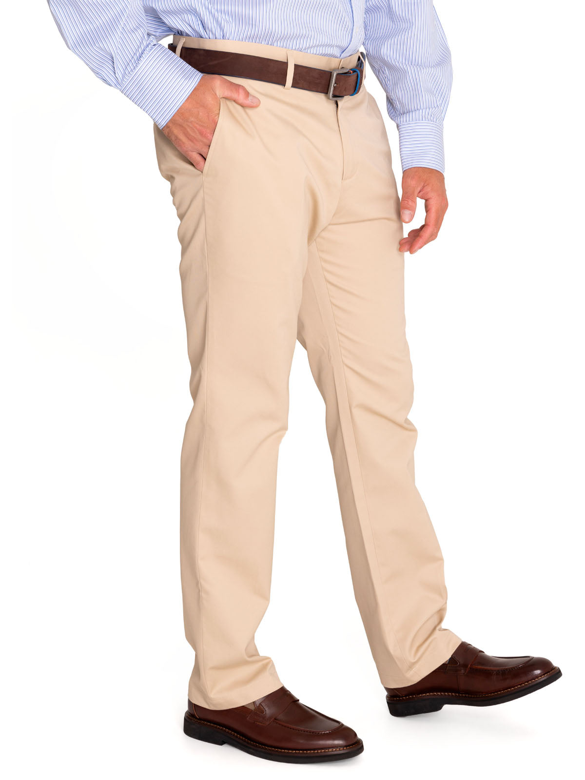Pantalón Chino H 'Wrinkle Free' Khaki Hombre 5