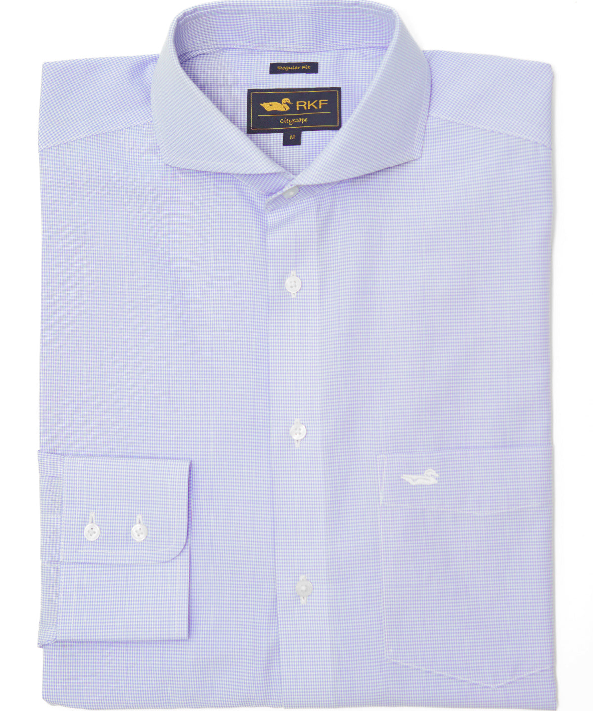 Camisa M/L H 'Wrinkle Free' Mini Square Sea Hombre 1