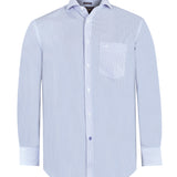 Camisa M/L H 'Wrinkle Free' Stripe Light Blue Azul Hombre 2