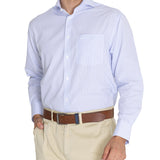 Camisa M/L H 'Wrinkle Free' Stripe Light Blue Azul Hombre 5