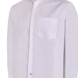 Camisa M/L H 'Wrinkle Free' Square Lilac Hombre 4