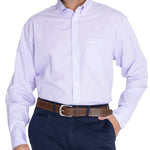 Camisa M/L H 'Wrinkle Free' Stripe Lavendula Hombre 5