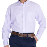 Camisa M/L H 'Wrinkle Free' Stripe Lavendula Hombre 5