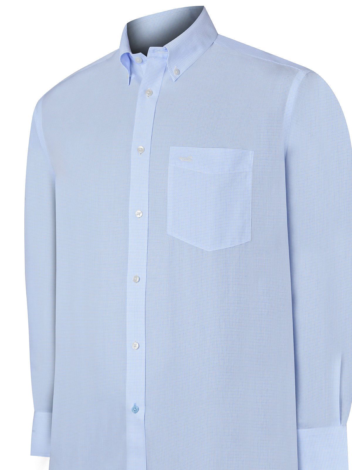 Camisa M/L H 'Wrinkle Free' Square Sky Hombre 4