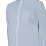 Camisa M/L H 'Wrinkle Free' Stripe Blue Hombre 4
