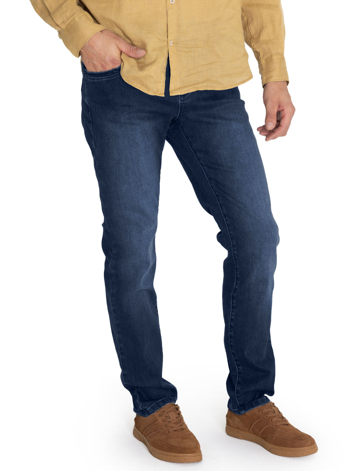 Jeans H Bari Medium Denim Hombre 4