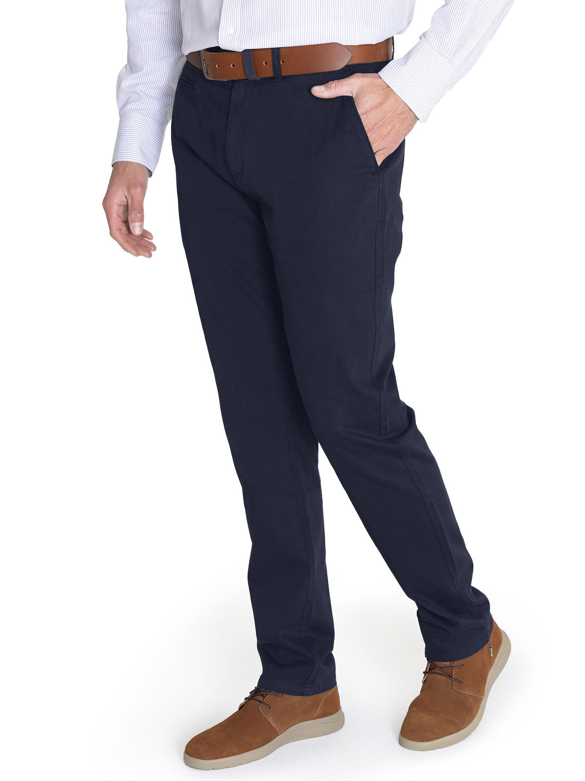 Pantalón Chino H Napoli Medieval Blue Hombre 4