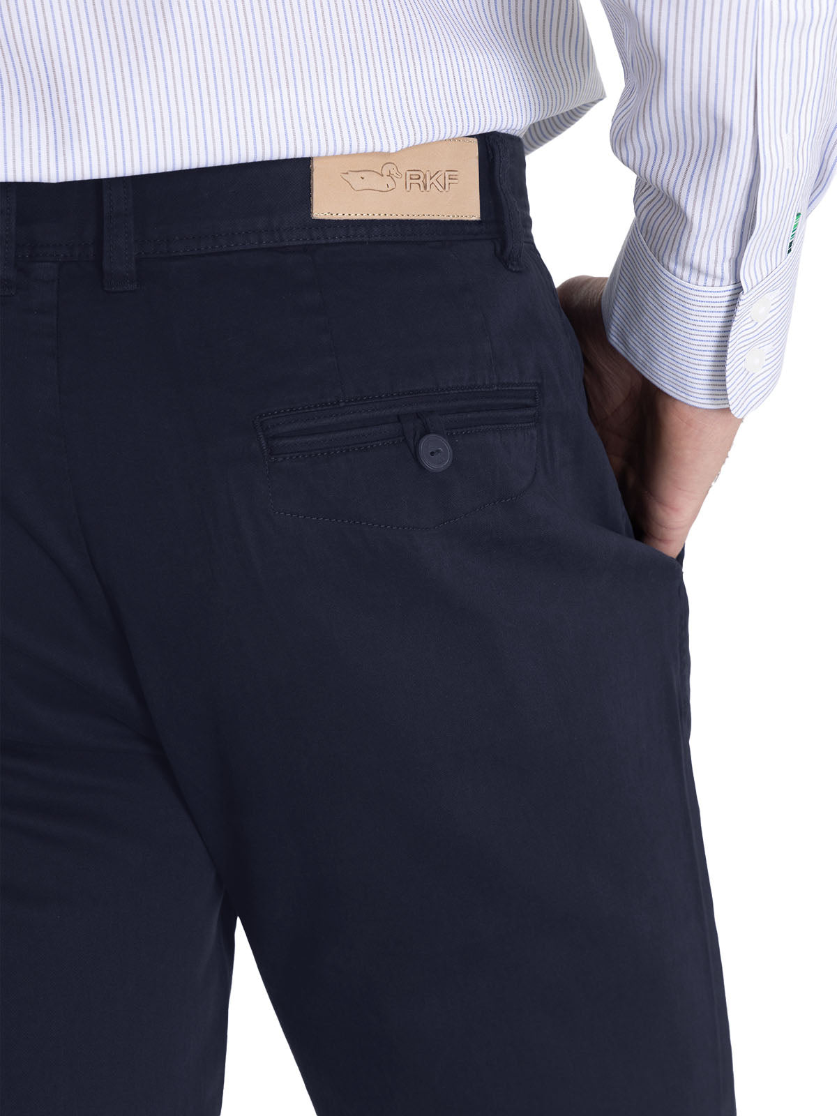 Pantalón Chino H Napoli Medieval Blue Hombre 8