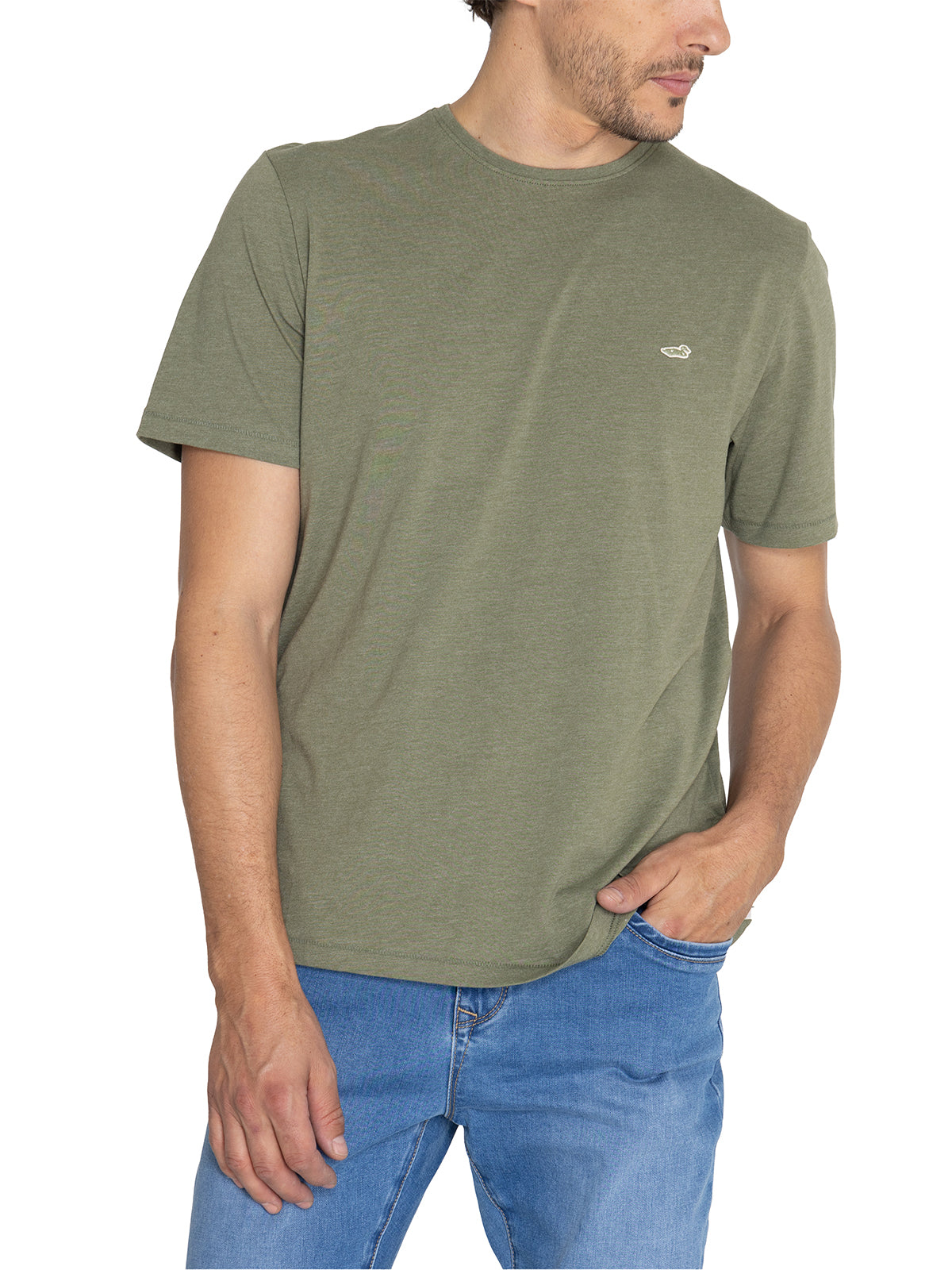 Camiseta M/C H Native Verde Hombre 4