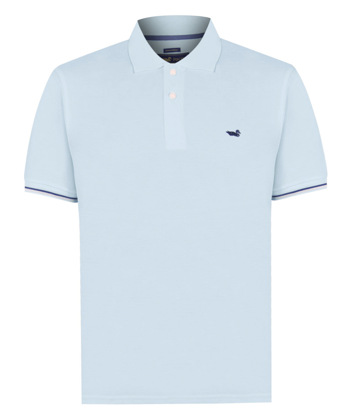 Polo M/C H Mitchell Pale Sky Hombre 1